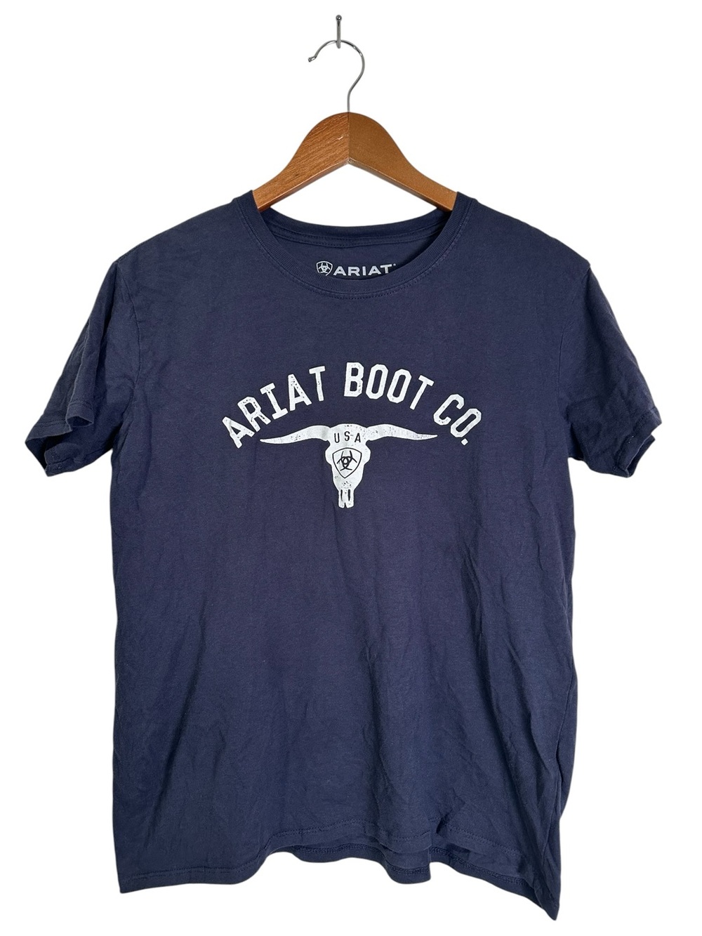Ariat Boot Co. Boys XL Navy Graphic Tee